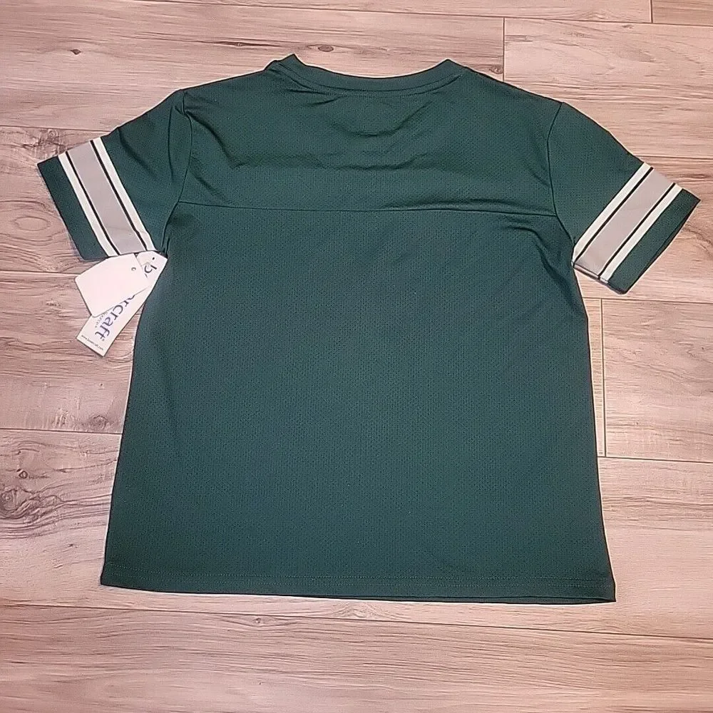 Colorado State Rams Youth Short Sleeve T Shirt YL Green‎ Cotton  Boxer Craft